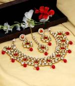 Red necklace-sets