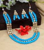 Blue necklace-sets