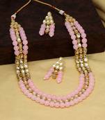 Pink necklace-sets