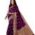 Wine woven art silk saree saree with blouse