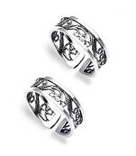 Cutlet Silver Toe Ring-TR228