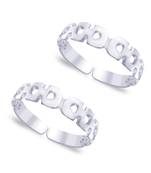 Criss Cross Silver Toe Ring-TR237