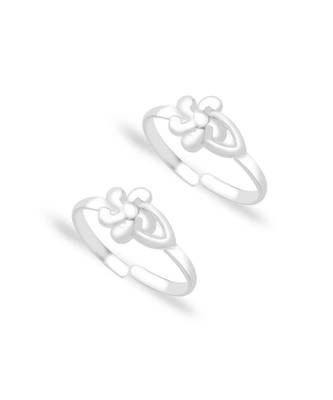 Bloom Silver Toe Ring-TR244 1