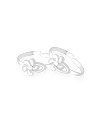 Bloom Silver Toe Ring-TR244 2