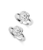 Leaf Go Silver Toe Ring-TR246