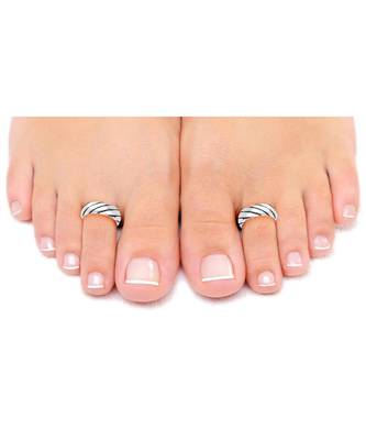 Ramp Walk Silver Toe Ring-TR272 3
