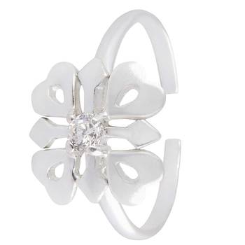 Trendy Flower Toe Ring-TR276 4