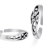 Silver Casted Toe Ring-TR294