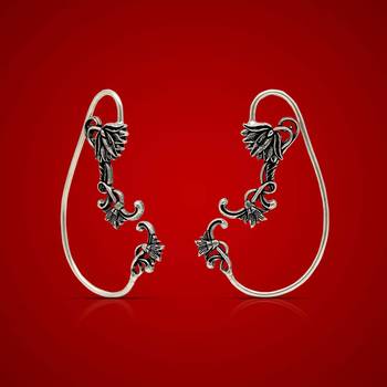 Silver earrings 1