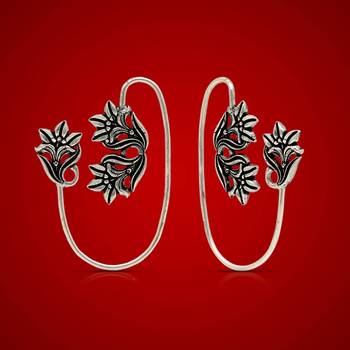 Silver earrings 1
