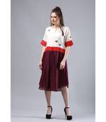 wine cotton hand EMBROIDERY