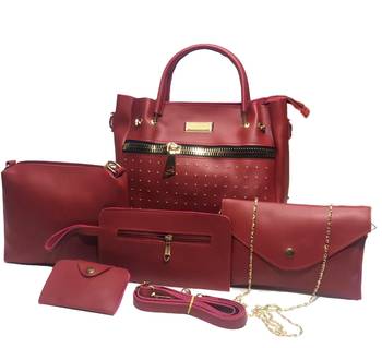 BFC-Stylish Top handel Five Bag Combo Set For Woman(5bag set) 1