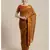 Yellow Floral Printed Cotton Silk Saree With Blouse