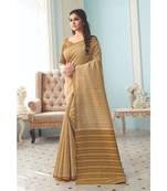 Yellow Woven  Cotton Silk Saree With Blouse