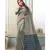 Grey Woven  Cotton Silk Saree With Blouse