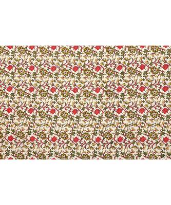 Brown Printed Cotton Double Bedsheets With Pillow Cover 2