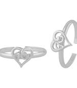 Heartiest Silver Toe Ring-TR399