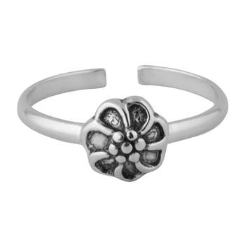 Antique Bloom Silver Toe Ring-TR400 2