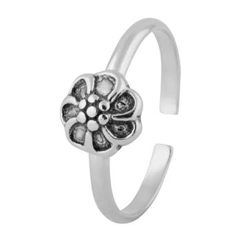 Antique Bloom Silver Toe Ring-TR400 3