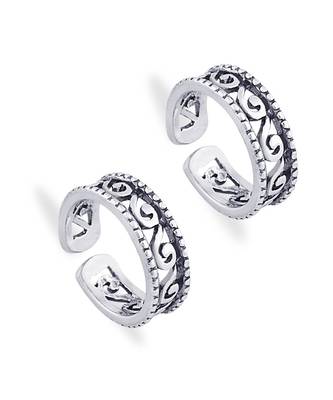 Enthralling Cutwork Toe Ring-TR411 2