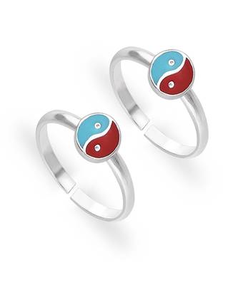 The Swirl Silver Toe Ring-TR427 3