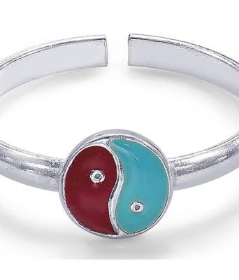 The Swirl Silver Toe Ring-TR427 4