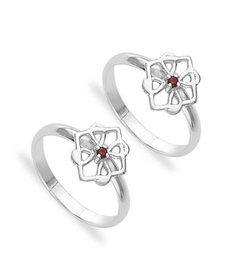 Pushp Sterling Silver Toe Ring-TR434 1