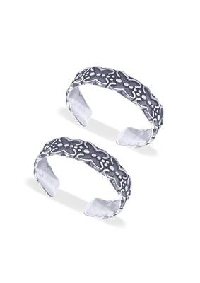 Tiny Butterfly Silver Toe Rings-TR465 2