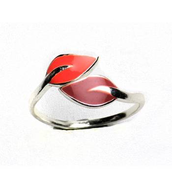 Top Openable Leaf Silver Toe Rings-TR85 2