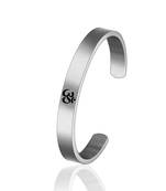Silver Plated Stylish Bracelet Adjustable OM Design Kada  Men