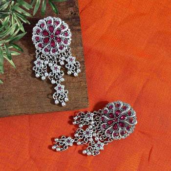 Pink danglers-drops 1