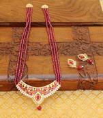 Pink agate necklaces