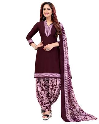 Multicolor floral print cotton poly salwar 3