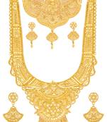 Gold mother of pearl designer-jewellery