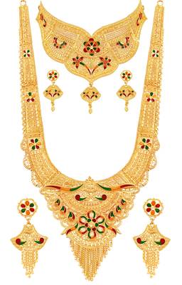 Multicolor mother of pearl designer-jewellery 1