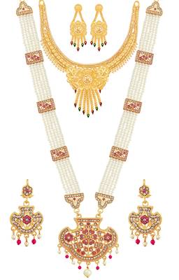 Multicolor mother of pearl designer-jewellery 1