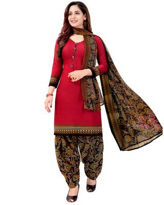 Multicolor floral print cotton poly salwar 3