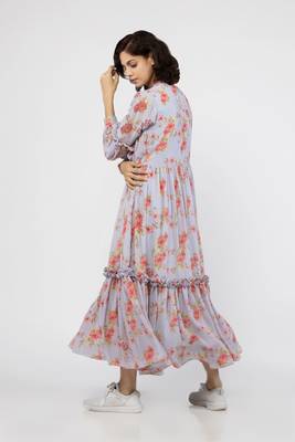 Myra Printed Maxi Dress 4