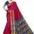 Pink Woven Cotton Silk Saree With Blouse