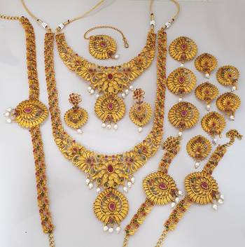 Gold bridal-kamarband 1