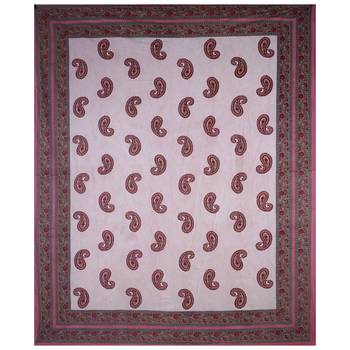 Grush 100% Cotton Jaipuri Print Queen Size Bedsheet With 2 Pillow Covers 3