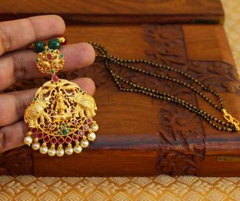 Multicolor agate mangalsutra 2