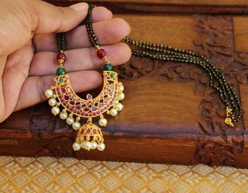 Multicolor agate mangalsutra 2
