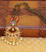 Multicolor agate mangalsutra