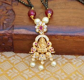 Multicolor agate mangalsutra 1