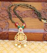 Multicolor agate mangalsutra