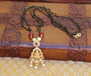 Multicolor agate mangalsutra 2