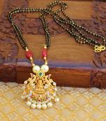 Multicolor agate mangalsutra