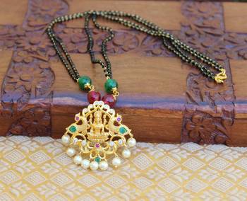Multicolor agate mangalsutra 2