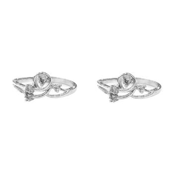 Flat Ankee Silver Toe Ring-TOER028 1